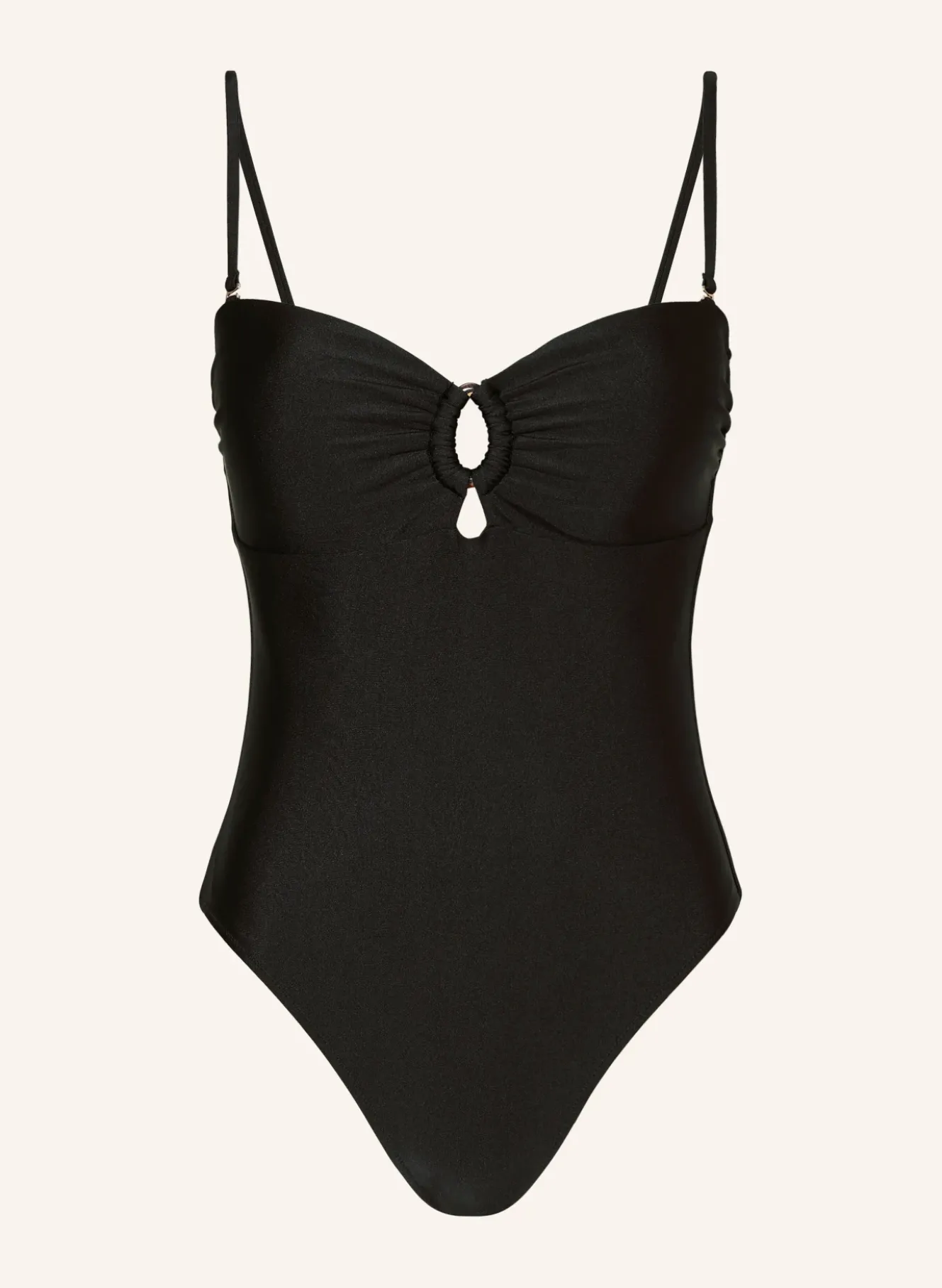 Bandeau-Badeanzug mit Cut-outs