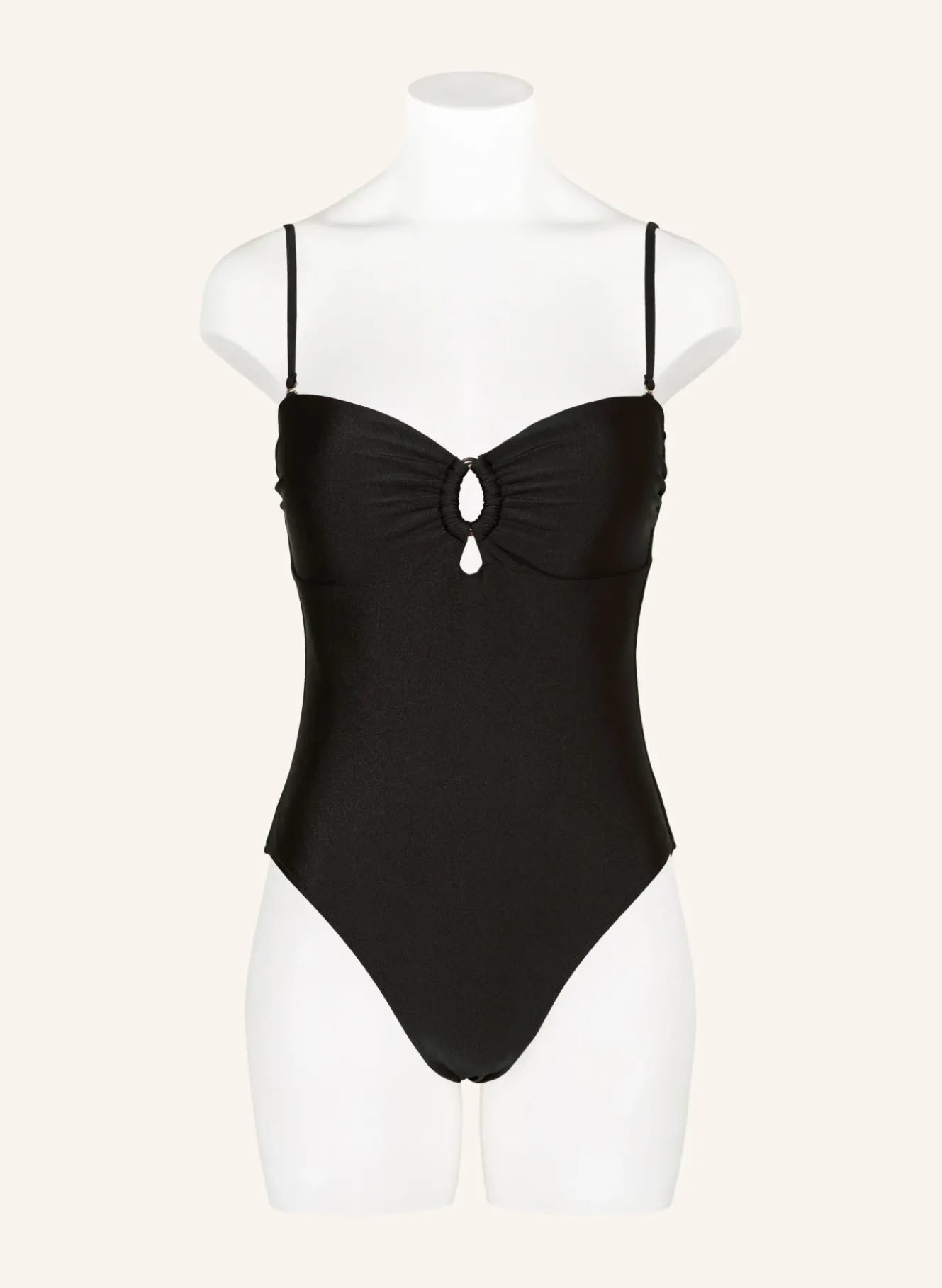 Bandeau-Badeanzug mit Cut-outs