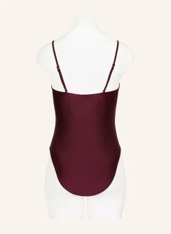 Bandeau-Badeanzug mit Cut-outs