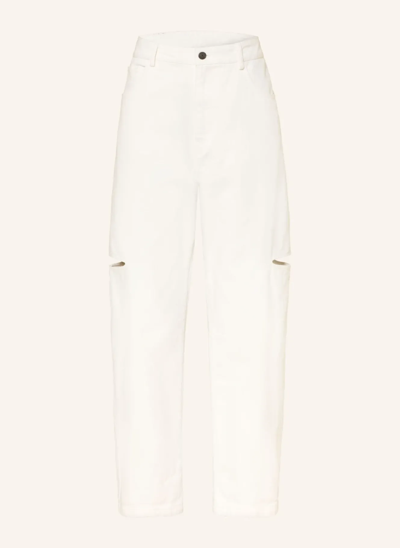 Barrel Jeans mit Cut-outs