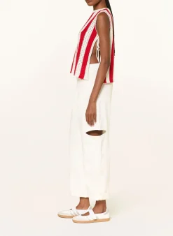 Barrel Jeans mit Cut-outs