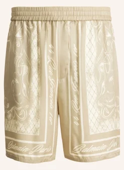 Bedruckte Foulard Pyjamashorts