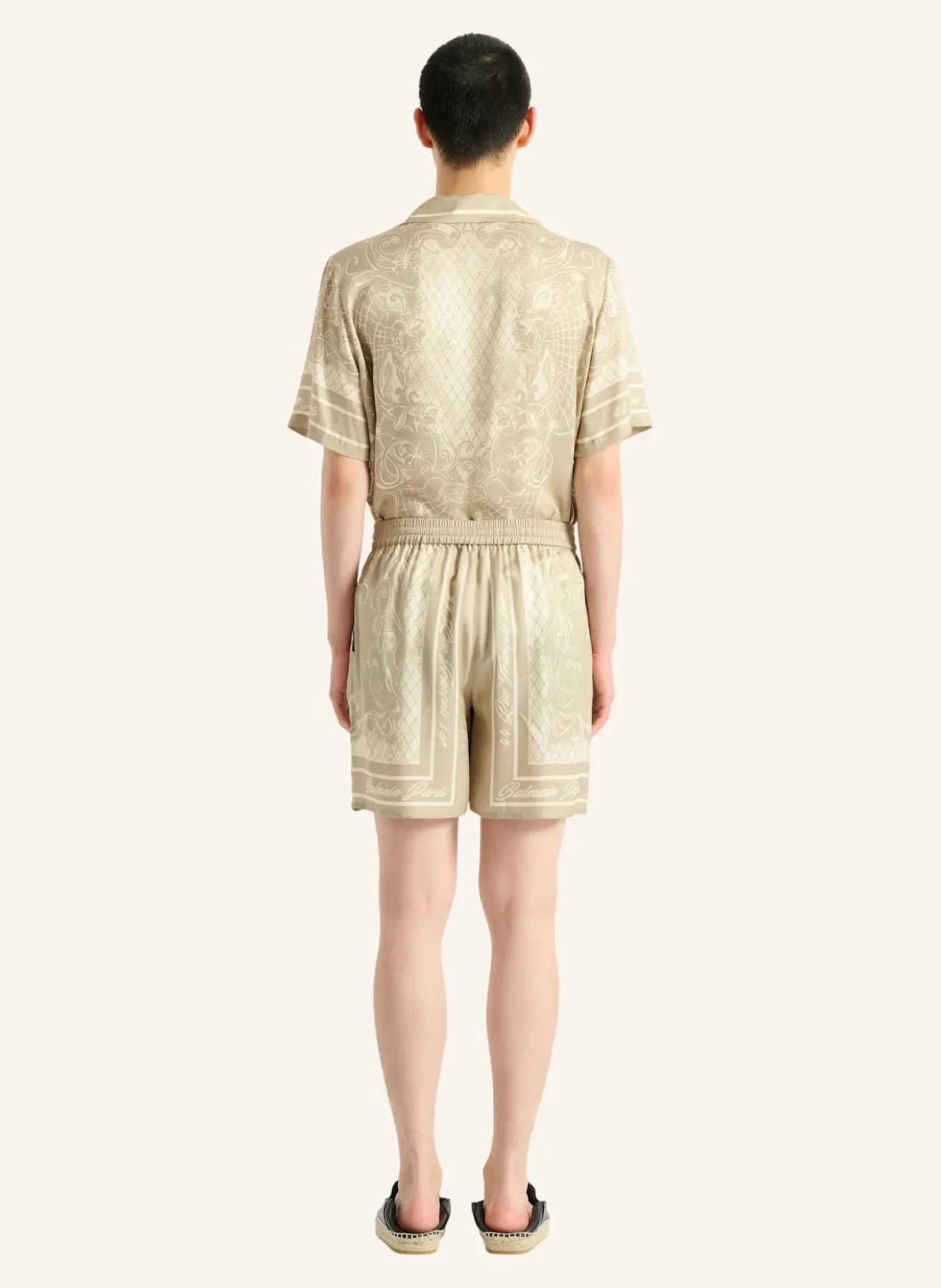 Bedruckte Foulard Pyjamashorts