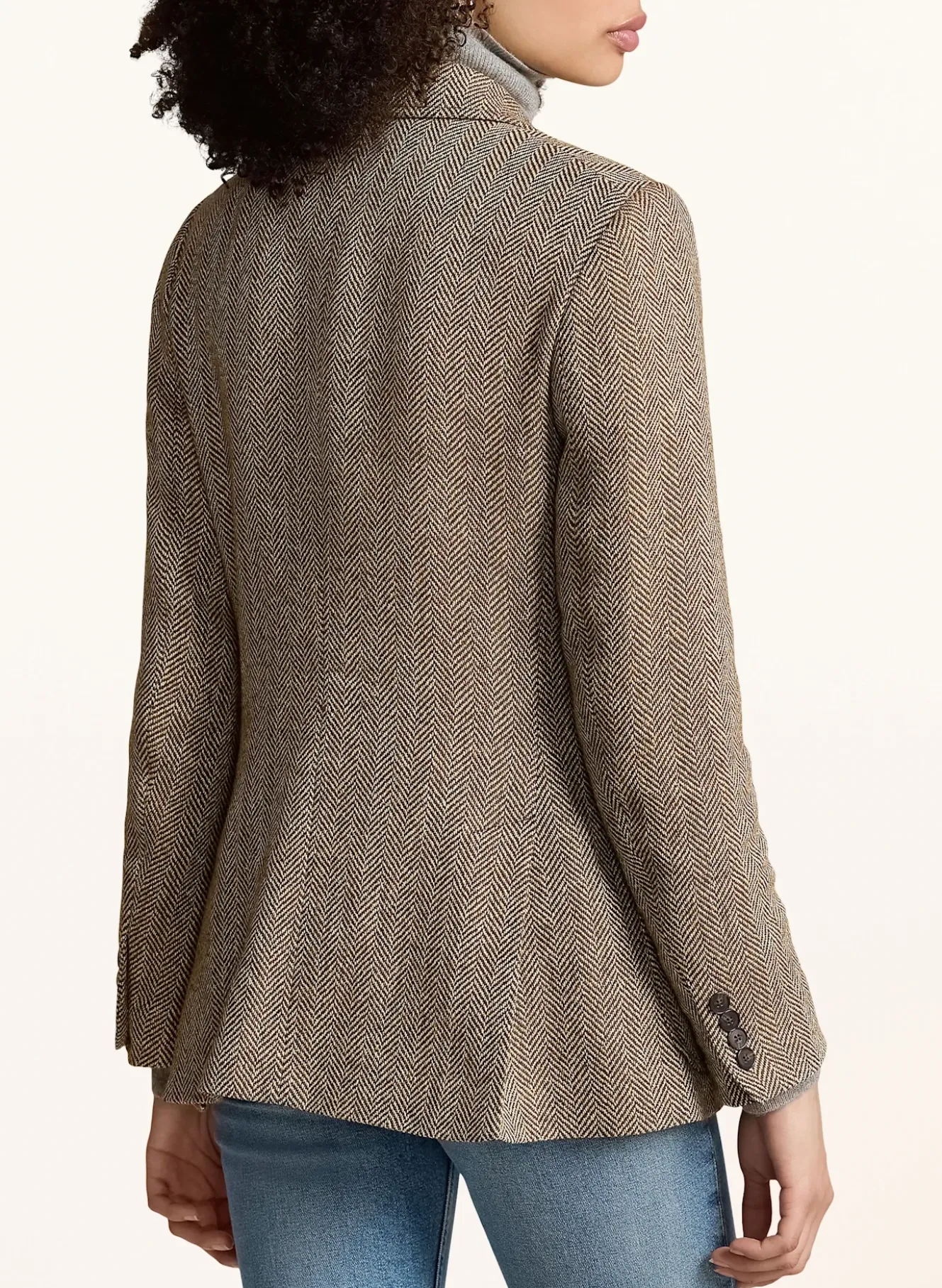 Blazer mit Leinen