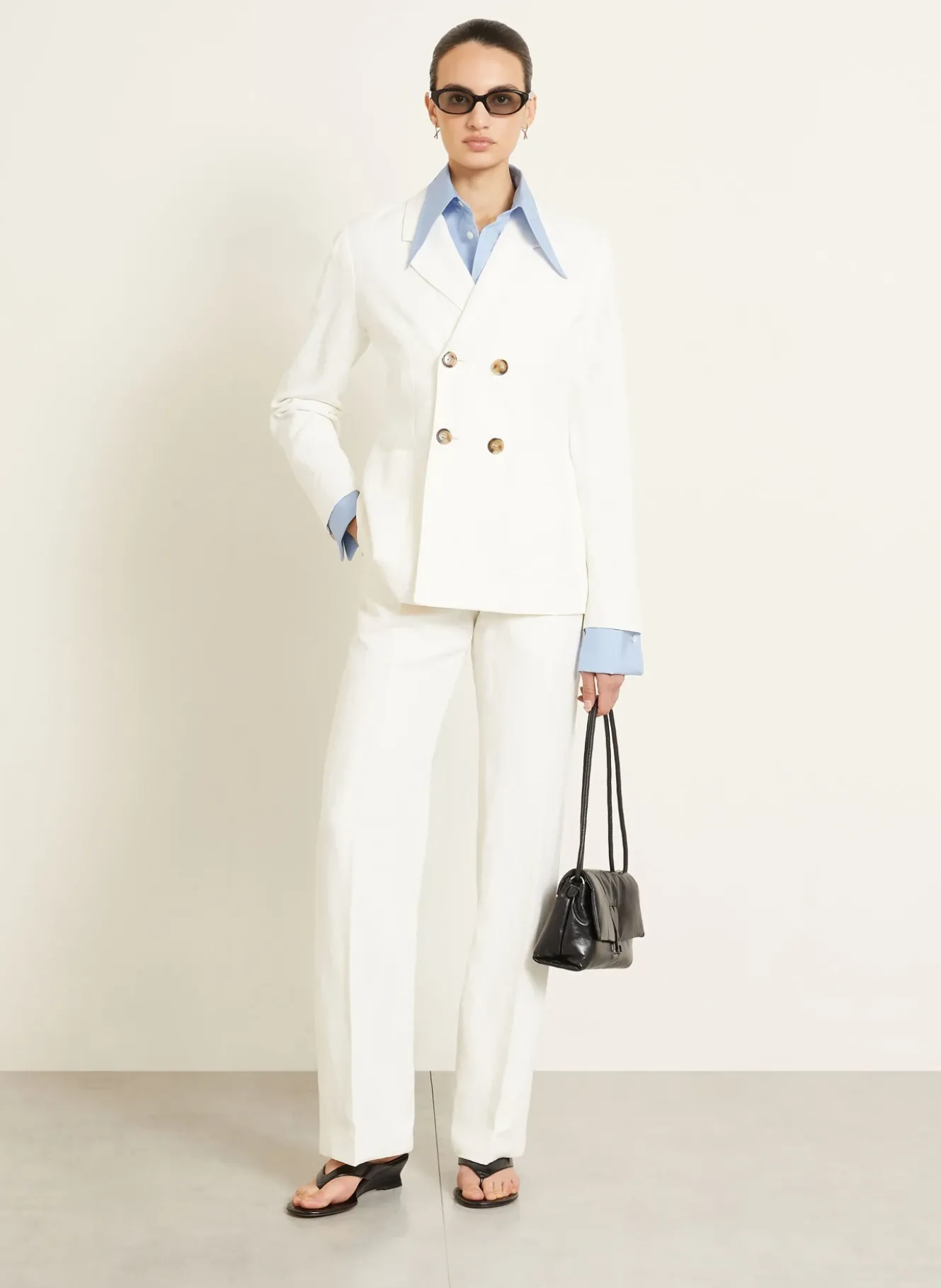 Blazer mit Leinen