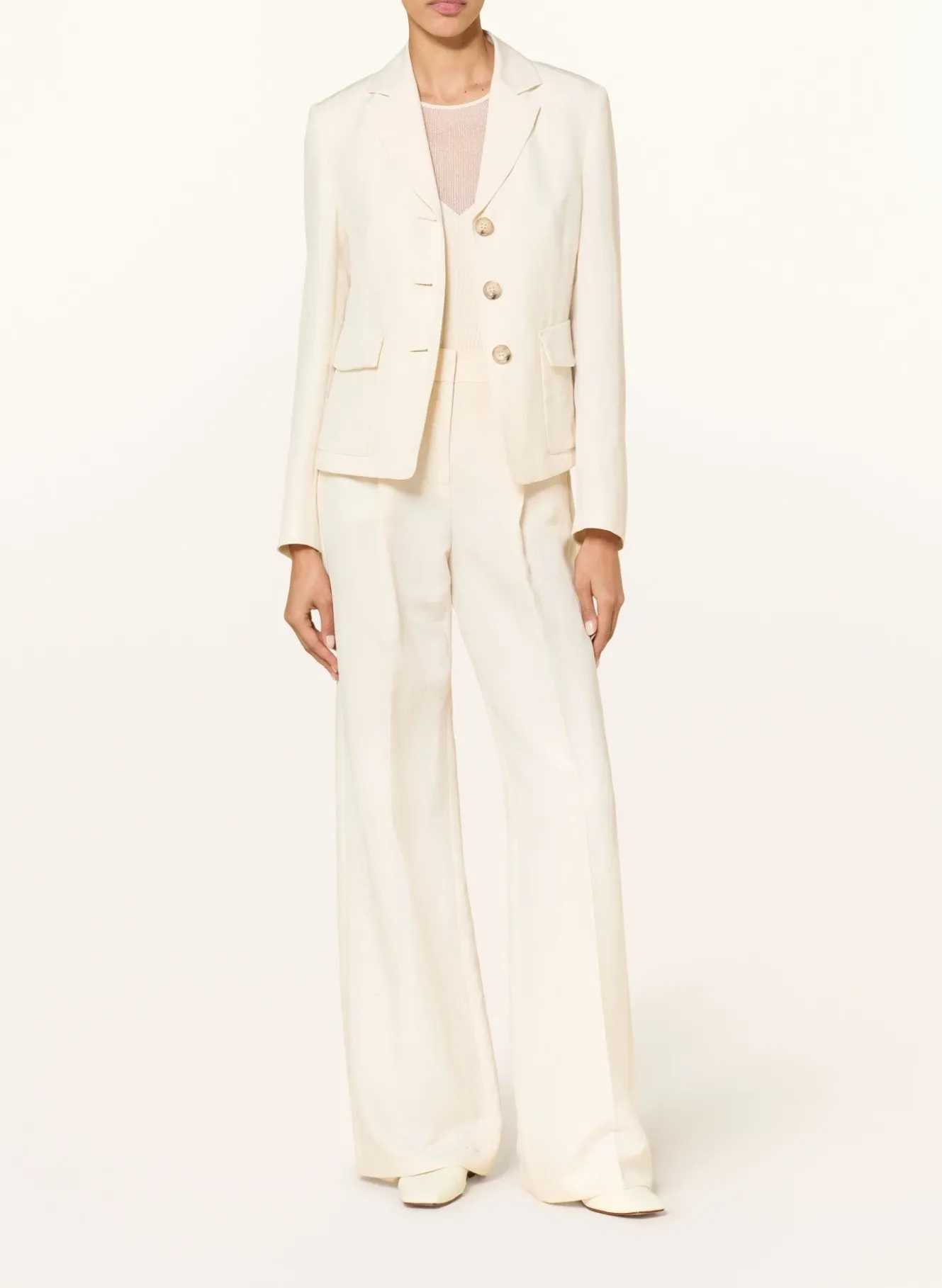 Blazer mit Leinen