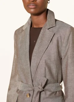 Blazer mit Leinen