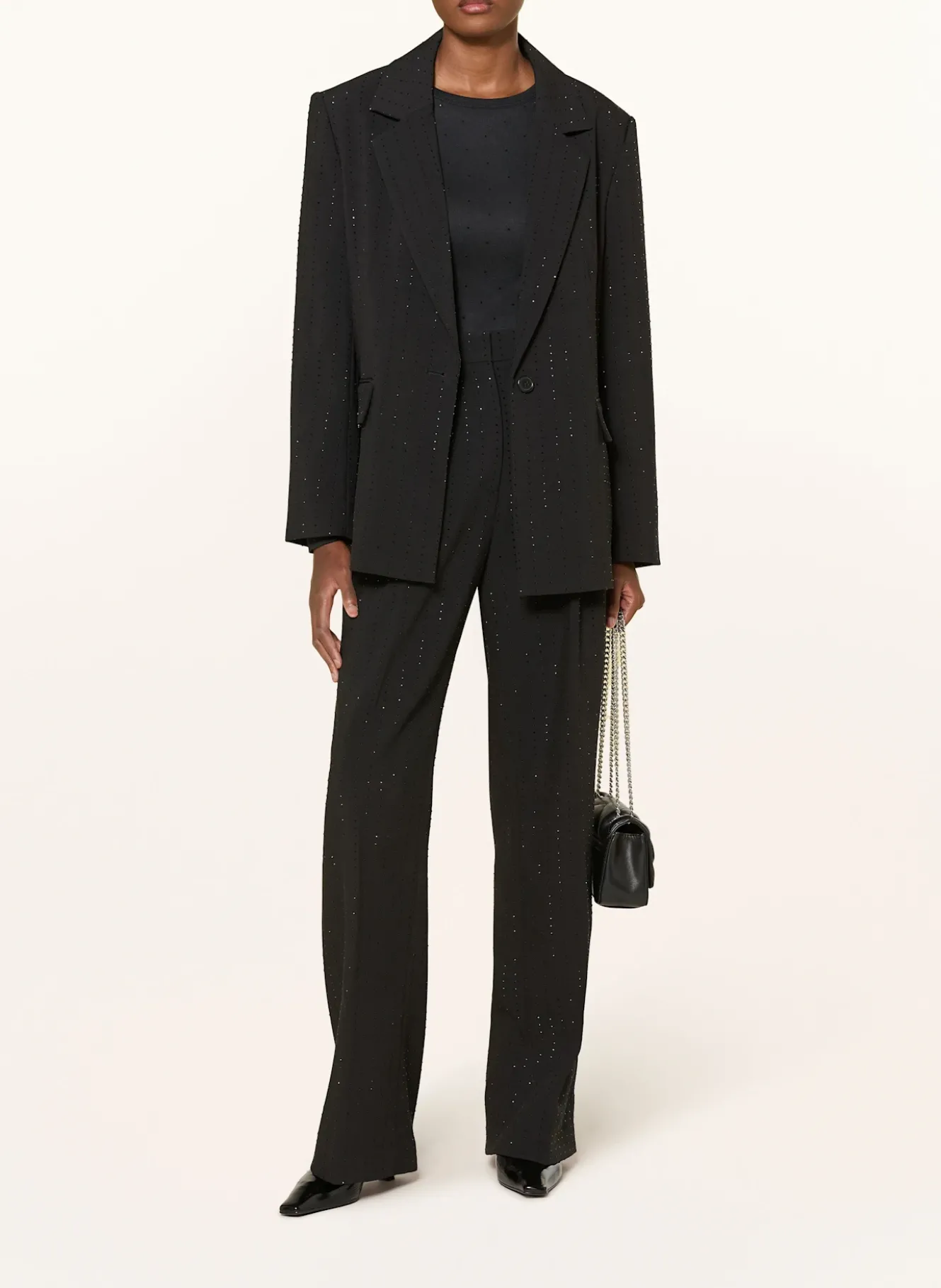 Blazer mit Schmucksteinen