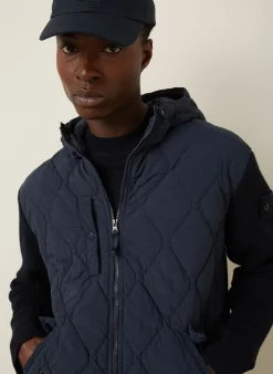 Blouson GHOST im Materialmix