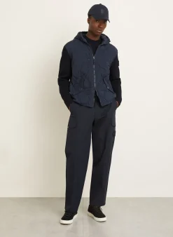 Blouson GHOST im Materialmix