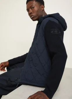 Blouson GHOST im Materialmix