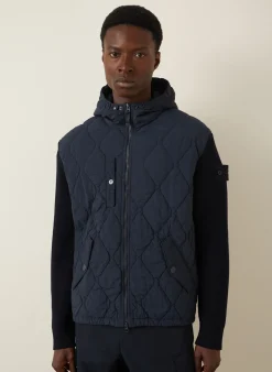 Blouson GHOST im Materialmix