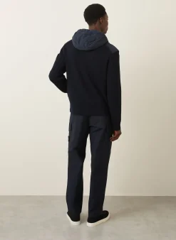 Blouson GHOST im Materialmix