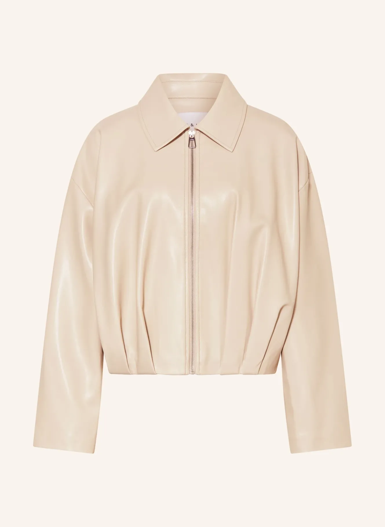 Blouson in Lederoptik