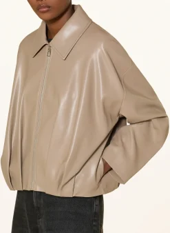 Blouson in Lederoptik