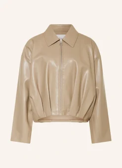 Blouson in Lederoptik