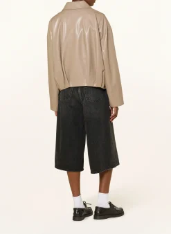 Blouson in Lederoptik