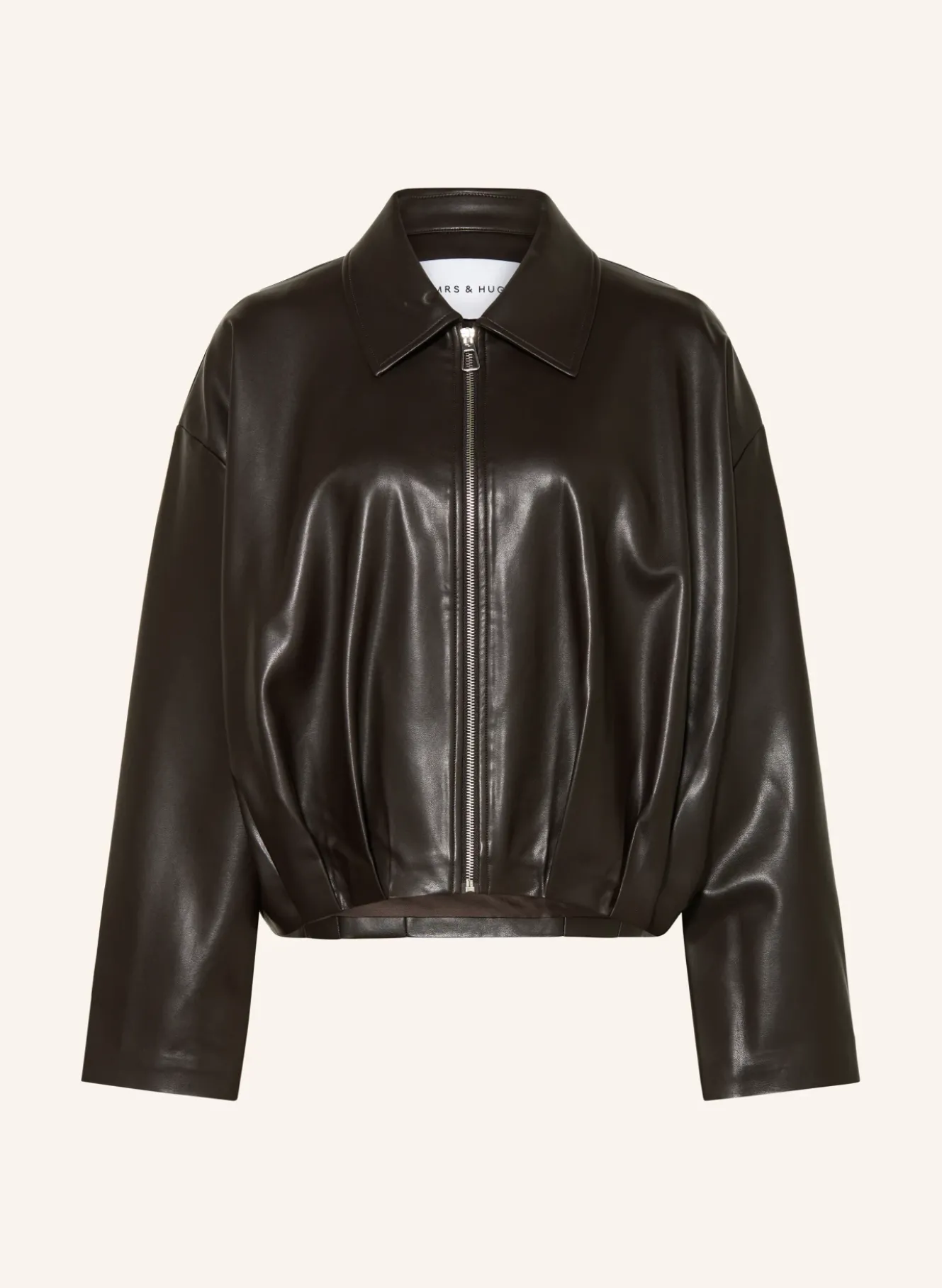 Blouson in Lederoptik