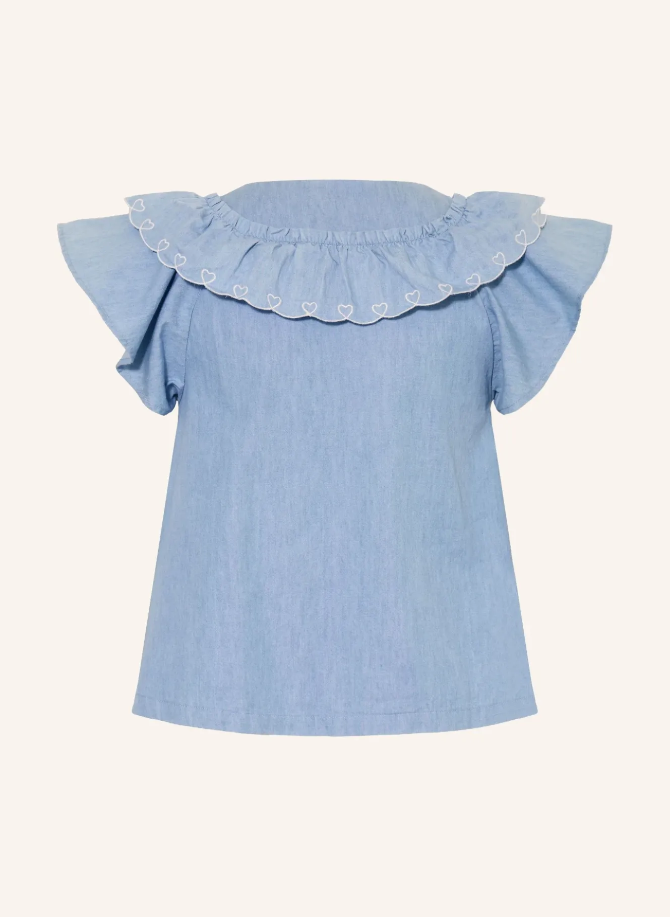Bluse mit Rüschen