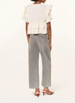 Bluse mit Volants