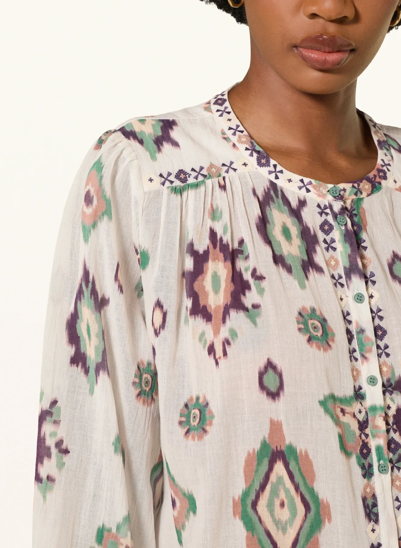 Bluse ODELIE mit 3/4-Arm