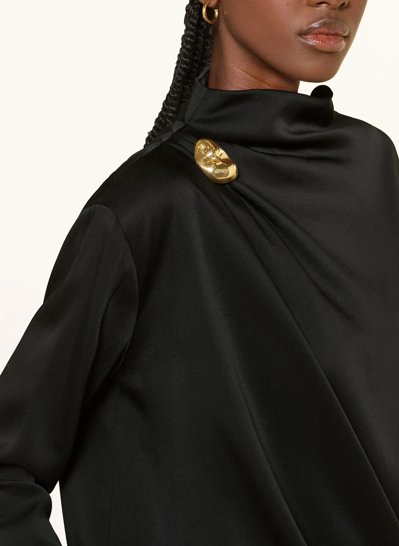 Blusenshirt aus Satin
