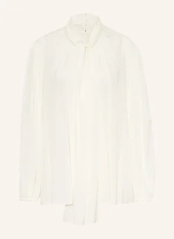 Blusenshirt aus Seide mit Schluppe