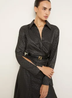Blusenshirt CAMICIA CHESS aus Seide