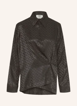 Blusenshirt CAMICIA CHESS aus Seide
