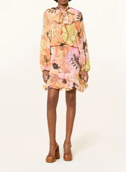 Blusenshirt FLORAL DREAM mit abnehmbarer Schluppe