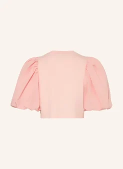 Blusenshirt im Materialmix