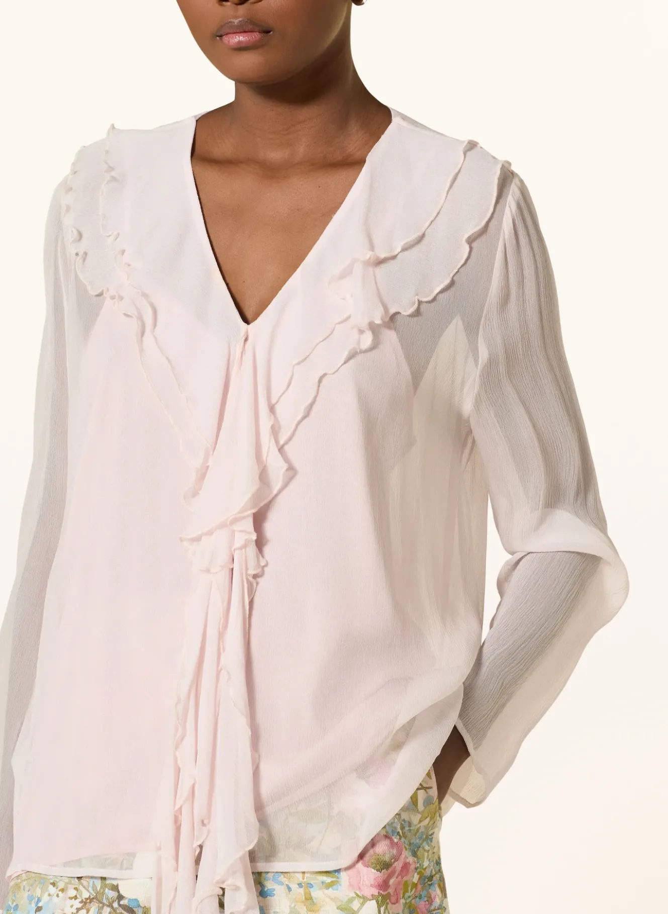 Blusenshirt mit Volants