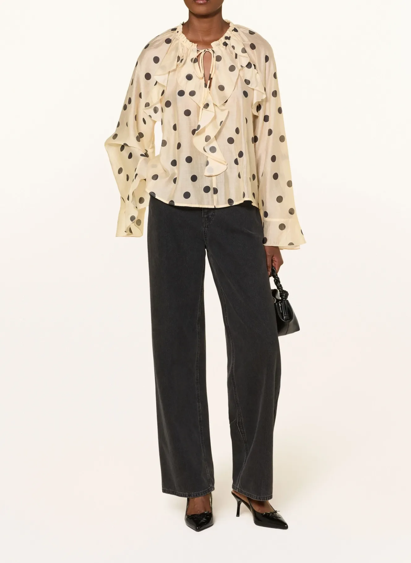 Blusenshirt mit Volants