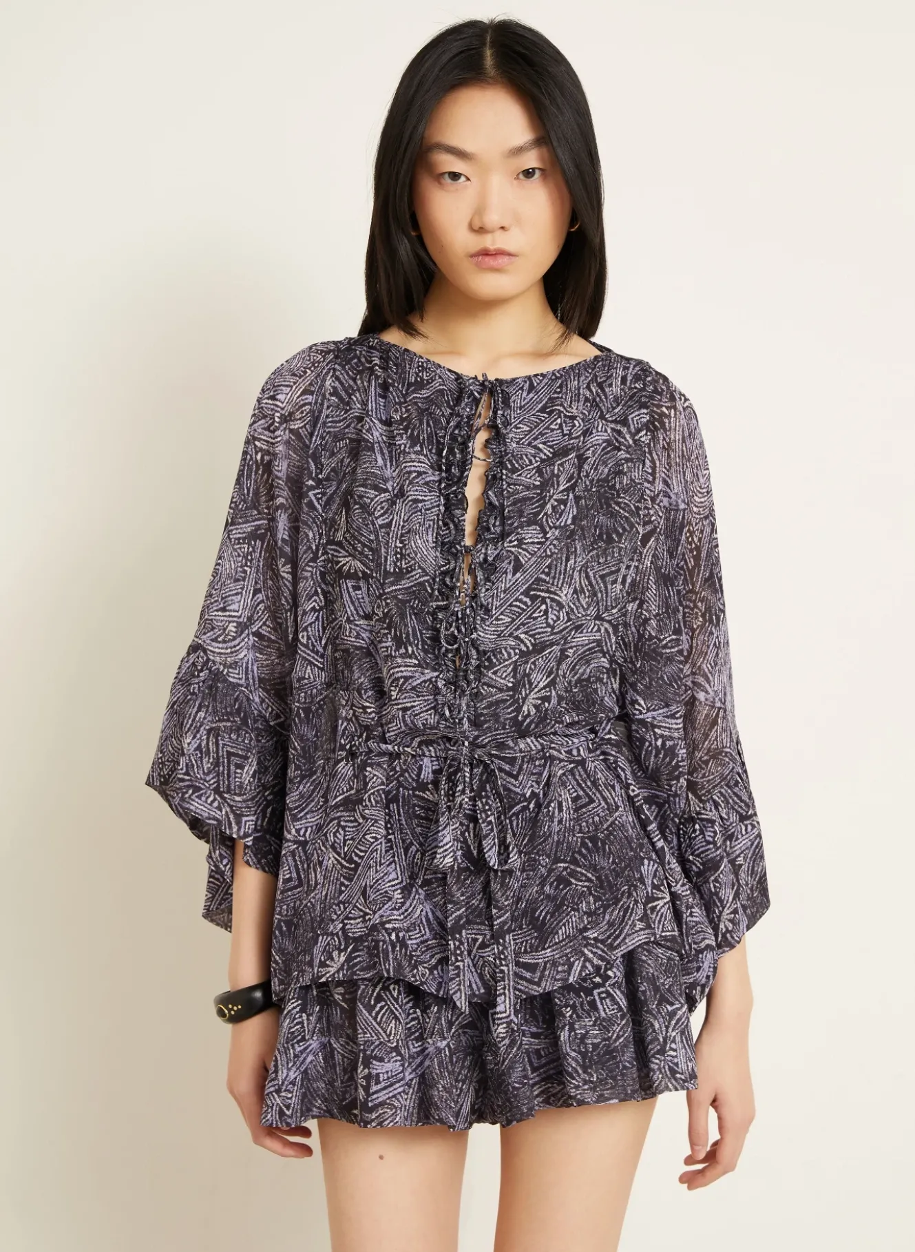 Blusenshirt TEKIA mit 3/4-Arm