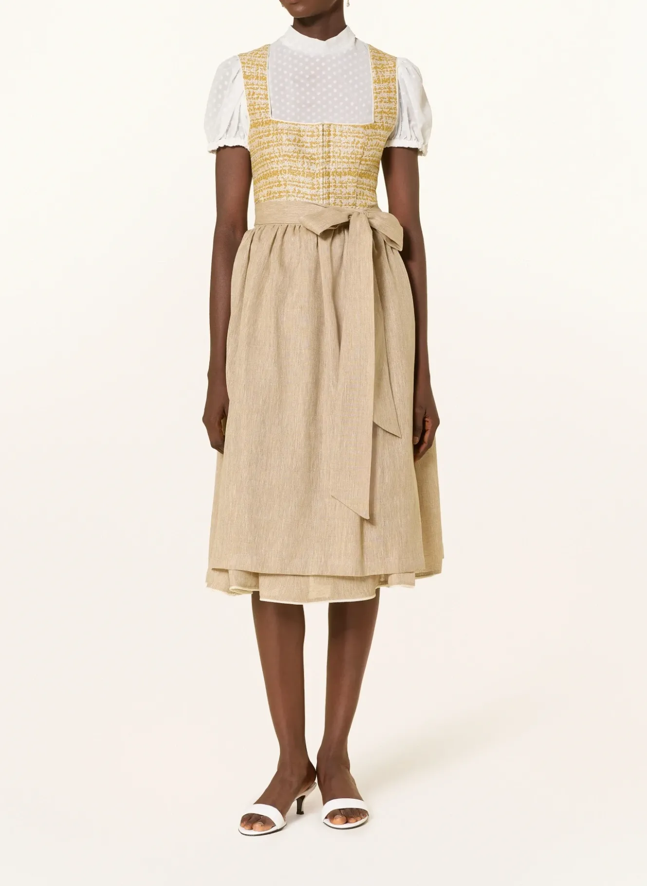 Bouclé-Dirndl SARANDA mit Glitzergarn