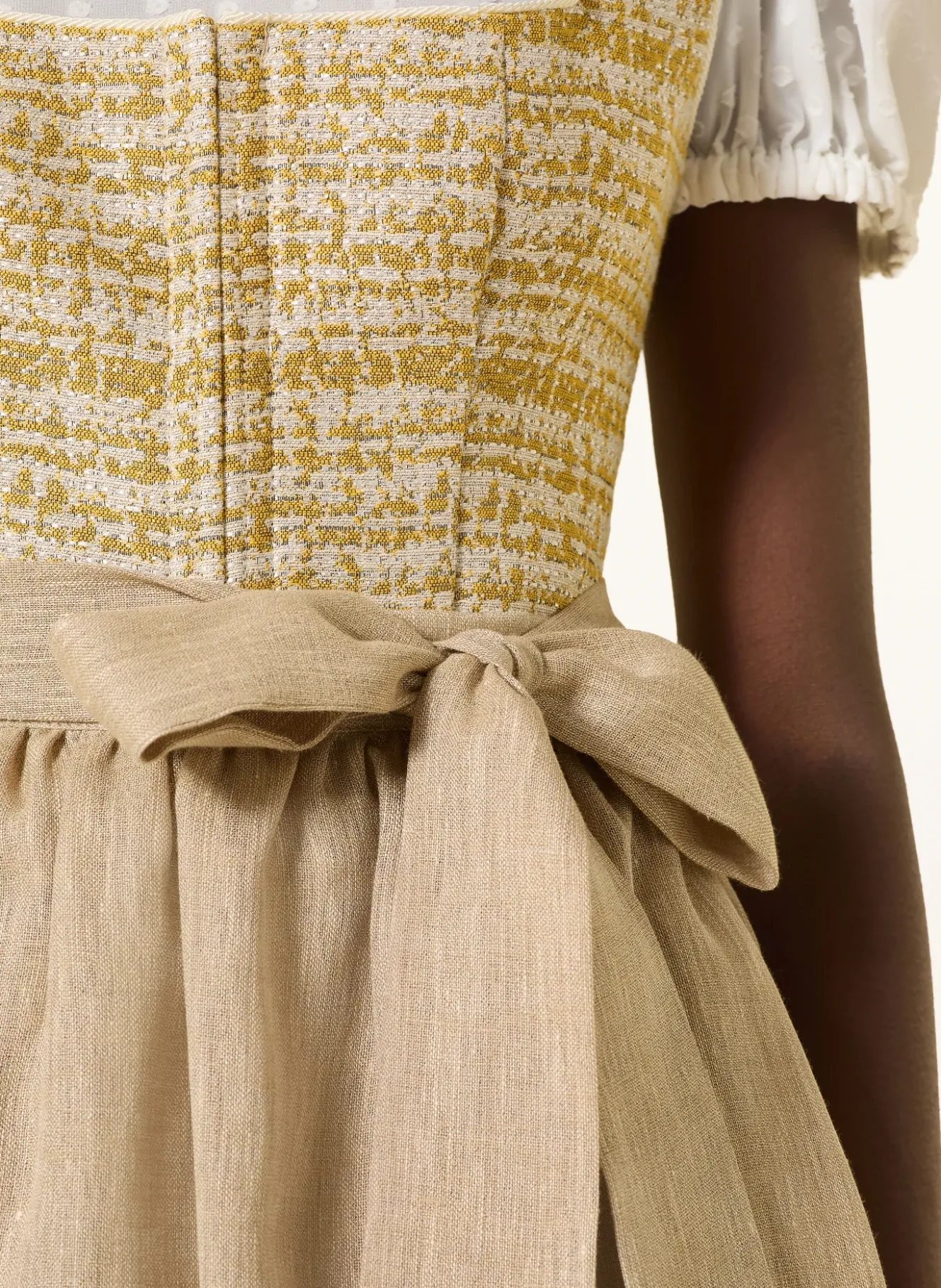 Bouclé-Dirndl SARANDA mit Glitzergarn