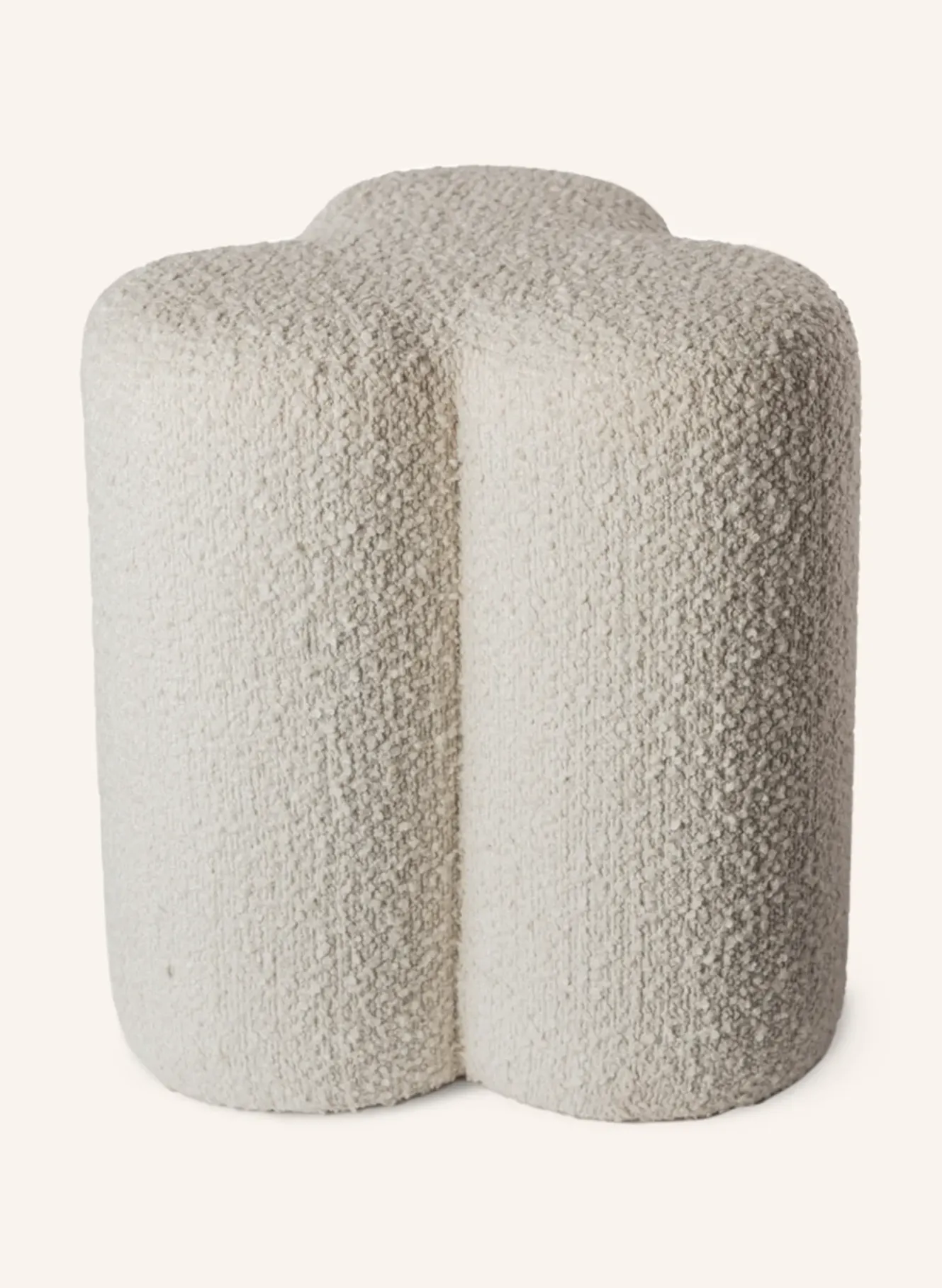 Bouclé-Hocker CLOVER