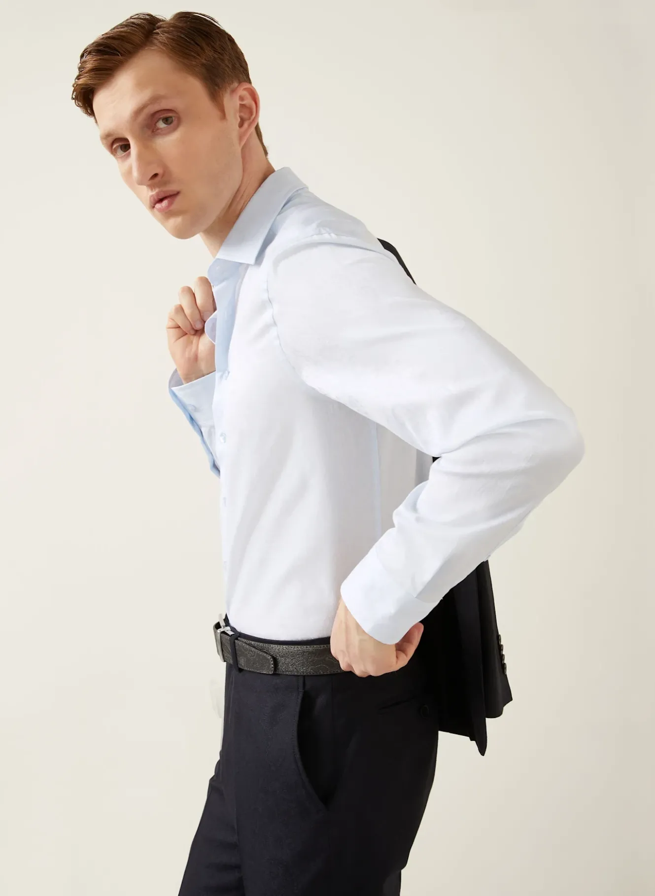 Brokat-Hemd Slim Fit