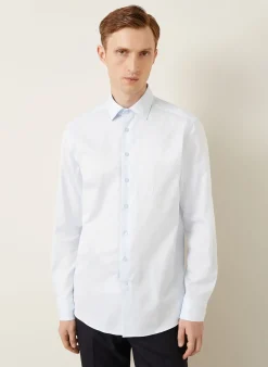 Brokat-Hemd Slim Fit