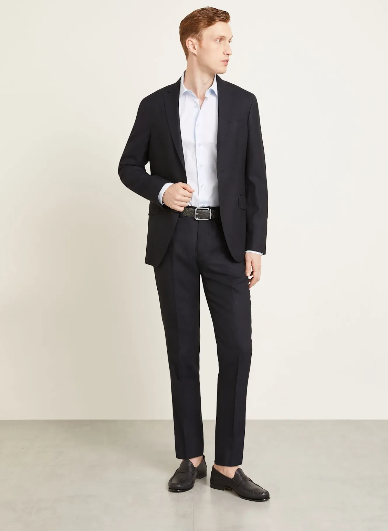 Brokat-Hemd Slim Fit