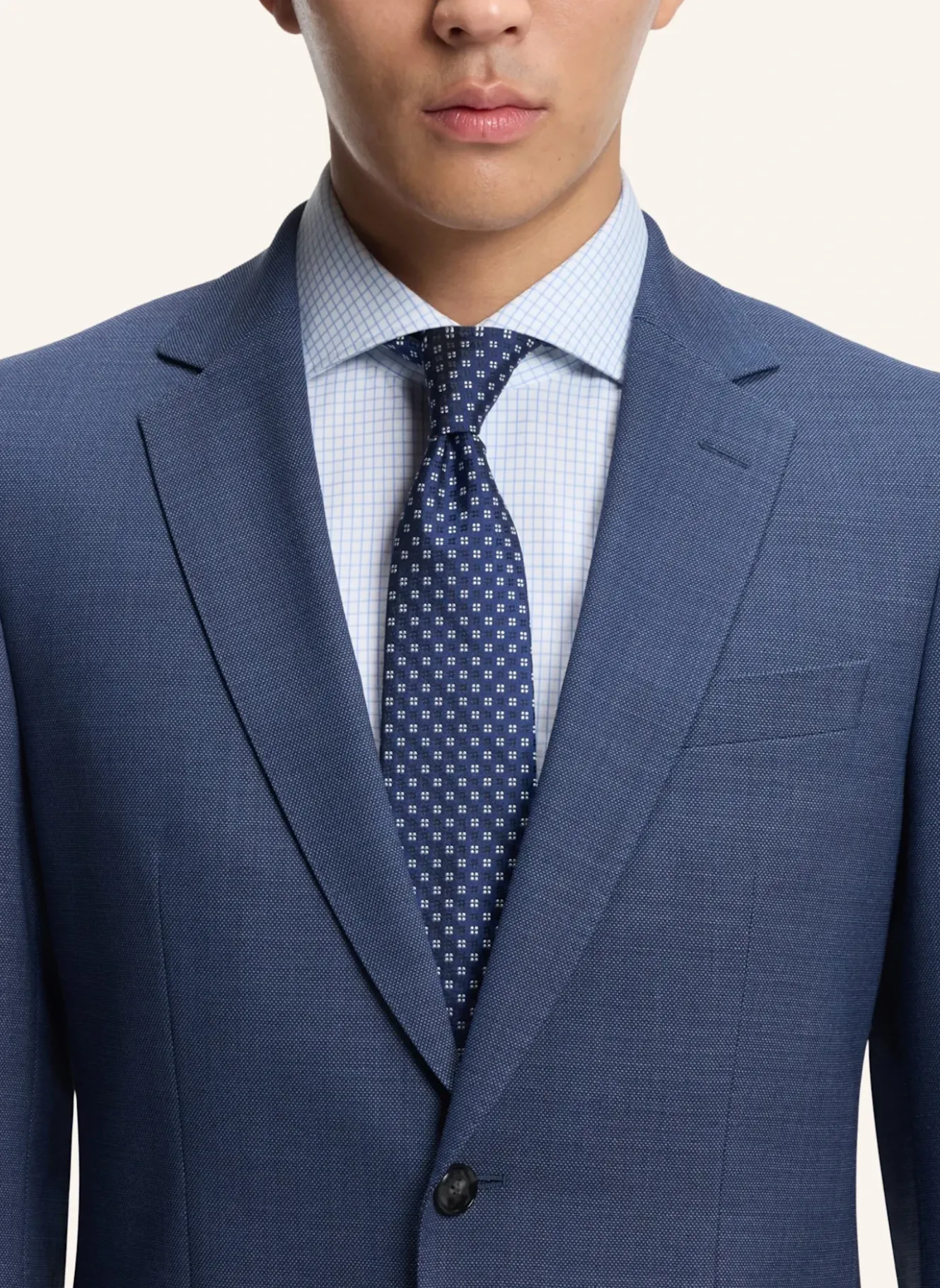 Business Anzug H-HUGE-2PCS-253 Slim Fit