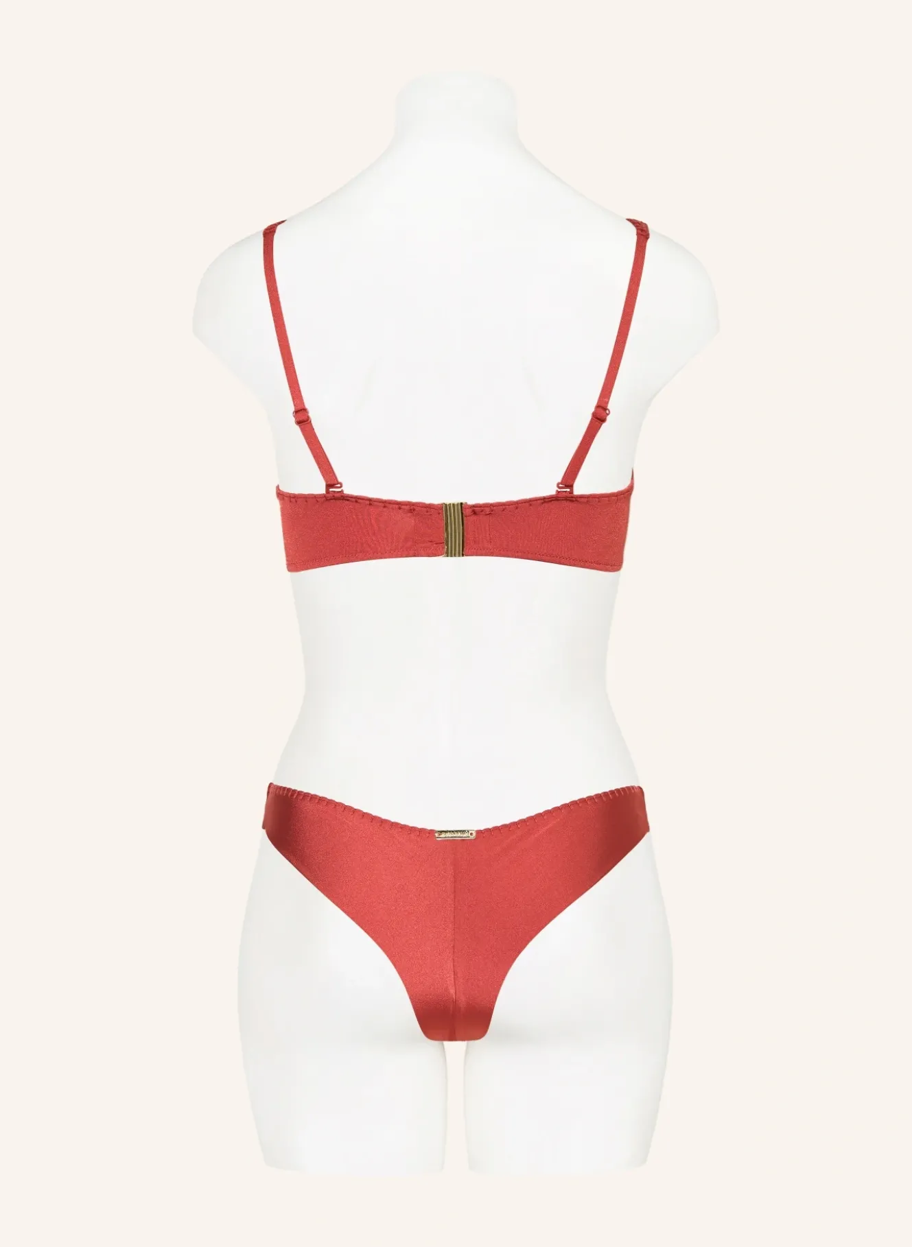 Bustier-Bikini-Top CRAFTED ESSENTIALS in Wickeloptik