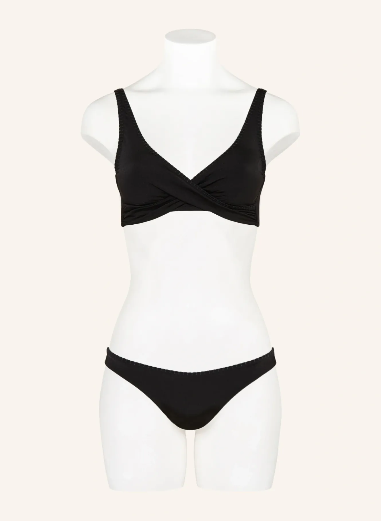 Bustier-Bikini-Top CRAFTED ESSENTIALS in Wickeloptik