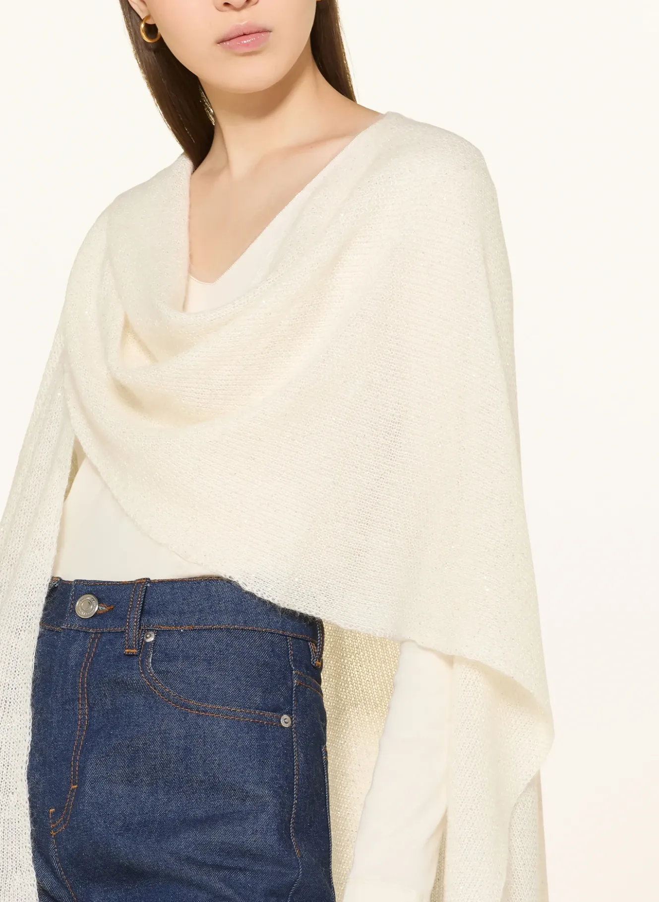 Cape mit Pailletten