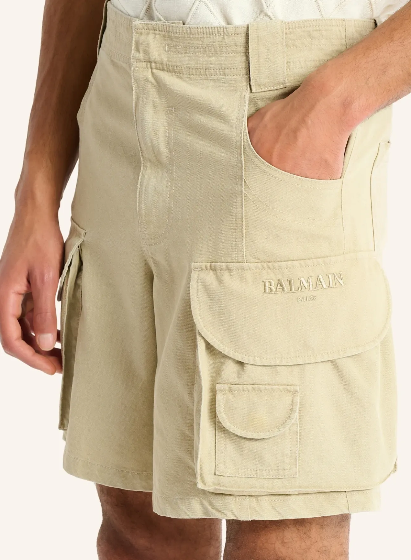 Cargo-Bermudashorts aus Baumwolle