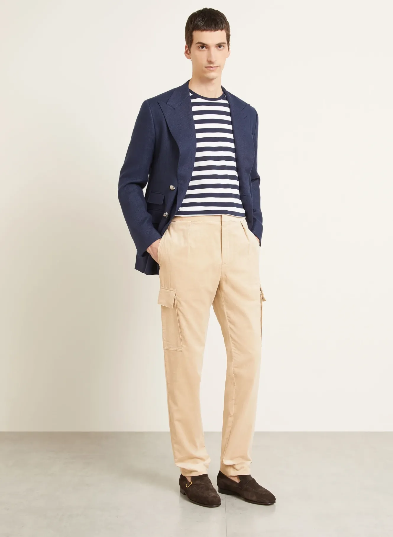 Cargohose Slim Fit aus Cord