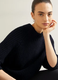 Cashmere-Pullover FALLOU mit 3/4-Arm