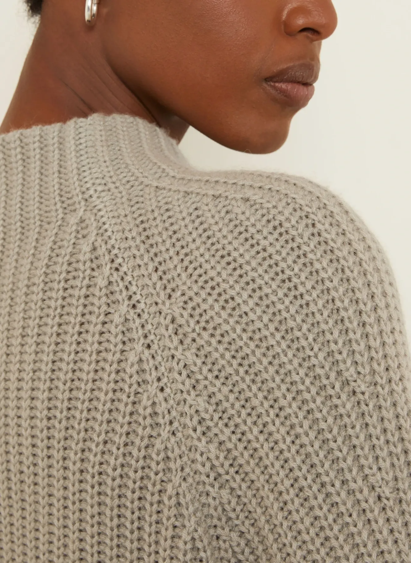 Cashmere-Pullover FALLOU mit 3/4-Arm