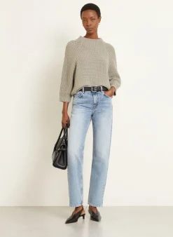 Cashmere-Pullover FALLOU mit 3/4-Arm