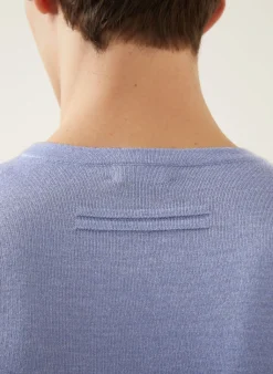 Cashmere-Pullover mit Seide